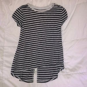 Black and white striped T-shirt
